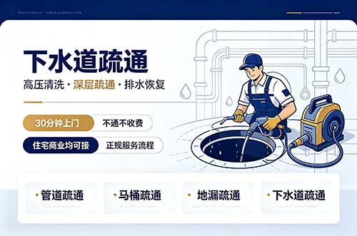 清远下水道疏通